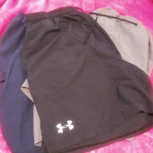 4 pair UA Mens running shorts